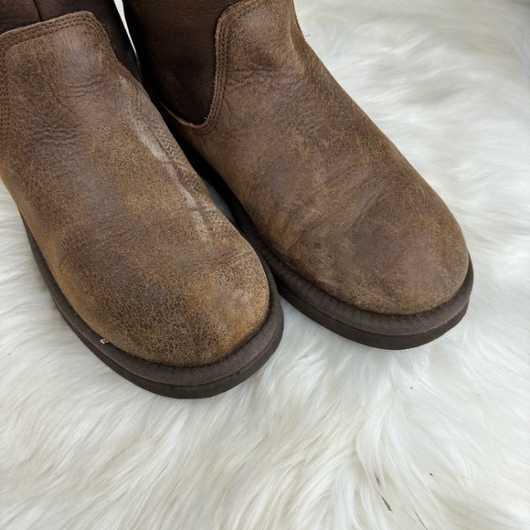 UGG GUTHRIE BIKER BOOTS SIZE 8 - Picture 4 of 12